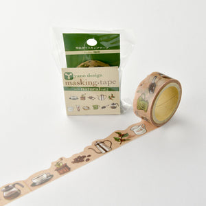 Yano Design Washi Tape - Coffee