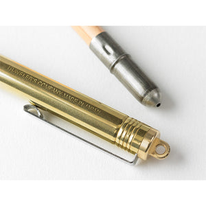 Traveler's Company TRC Brass Ballpoint Pen from micmoc.com at Mic Moc Curated Emporium