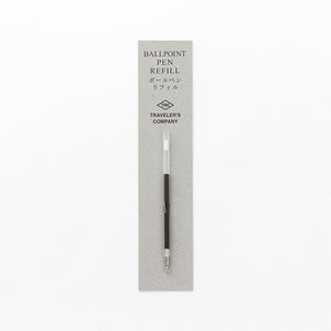 Traveler's Company TRC Brass Ballpoint Pen Refill - Black from micmoc.com at Mic Moc Curated Emporium