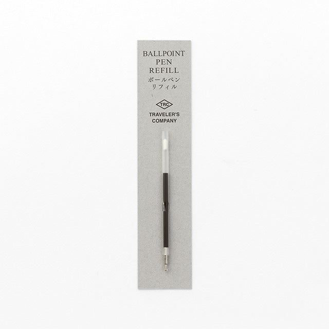 Traveler's Company TRC Brass Ballpoint Pen Refill - Black from micmoc.com at Mic Moc Curated Emporium