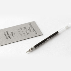 Traveler's Company TRC Brass Ballpoint Pen Refill - Black from micmoc.com at Mic Moc Curated Emporium