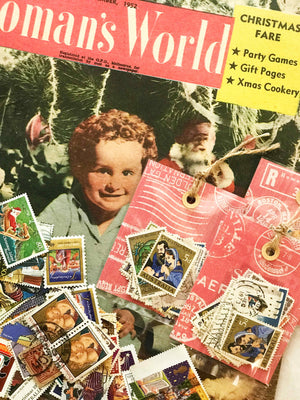 Vintage Postage Stamps - Christmas VPS01 (Set of 30) from micmoc.com at Mic Moc Curated Emporium