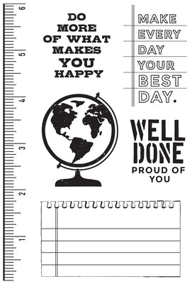 Kaisercraft Captured Moments Clear Stamps - 'Document' Clear Stamp at micmoc.com at Mic Moc