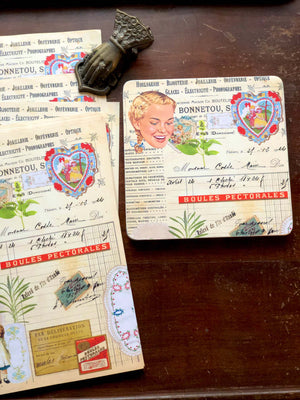 Collage Paper Kit CP005: ‘Vintage Doilies’ (18 Pk/18 枚) 紙セット「ヴィンテージドイリー」by micmoc.com 