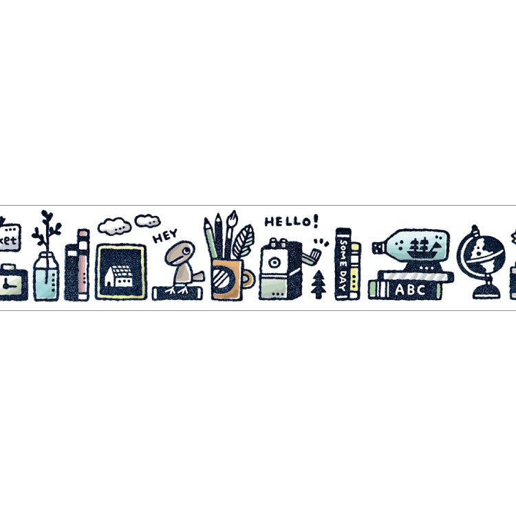 Eric 'Small Things' - Stationery Washi Tape (White) from micmoc.com at Mic Moc