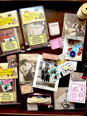 Vintage French Haberdashery Sample Cards (12 Pk) フランスの小間物試供品 from micmoc.com at Mic Moc 