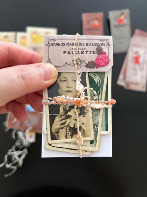 Vintage French Haberdashery Sample Cards (12 Pk) フランスの小間物試供品 from micmoc.com at Mic Moc 
