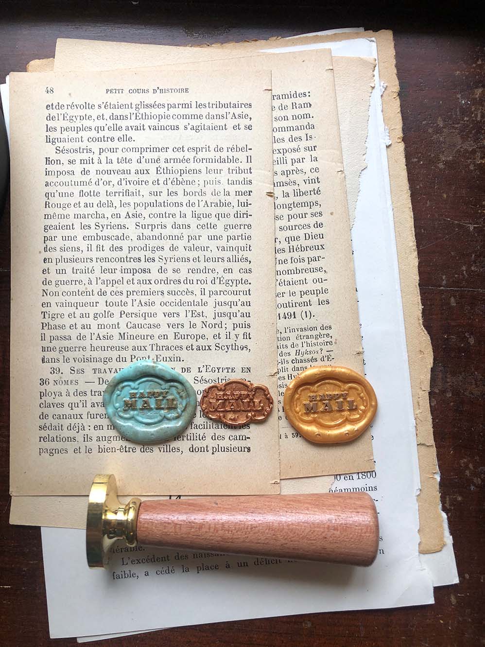 Wax Seal - 'Letter' ('信書' 封印) from micmoc.com at Mic Moc