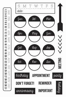 Kaisercraft Clear Stamps - 'Hello Today' at micmoc.com at Mic Moc