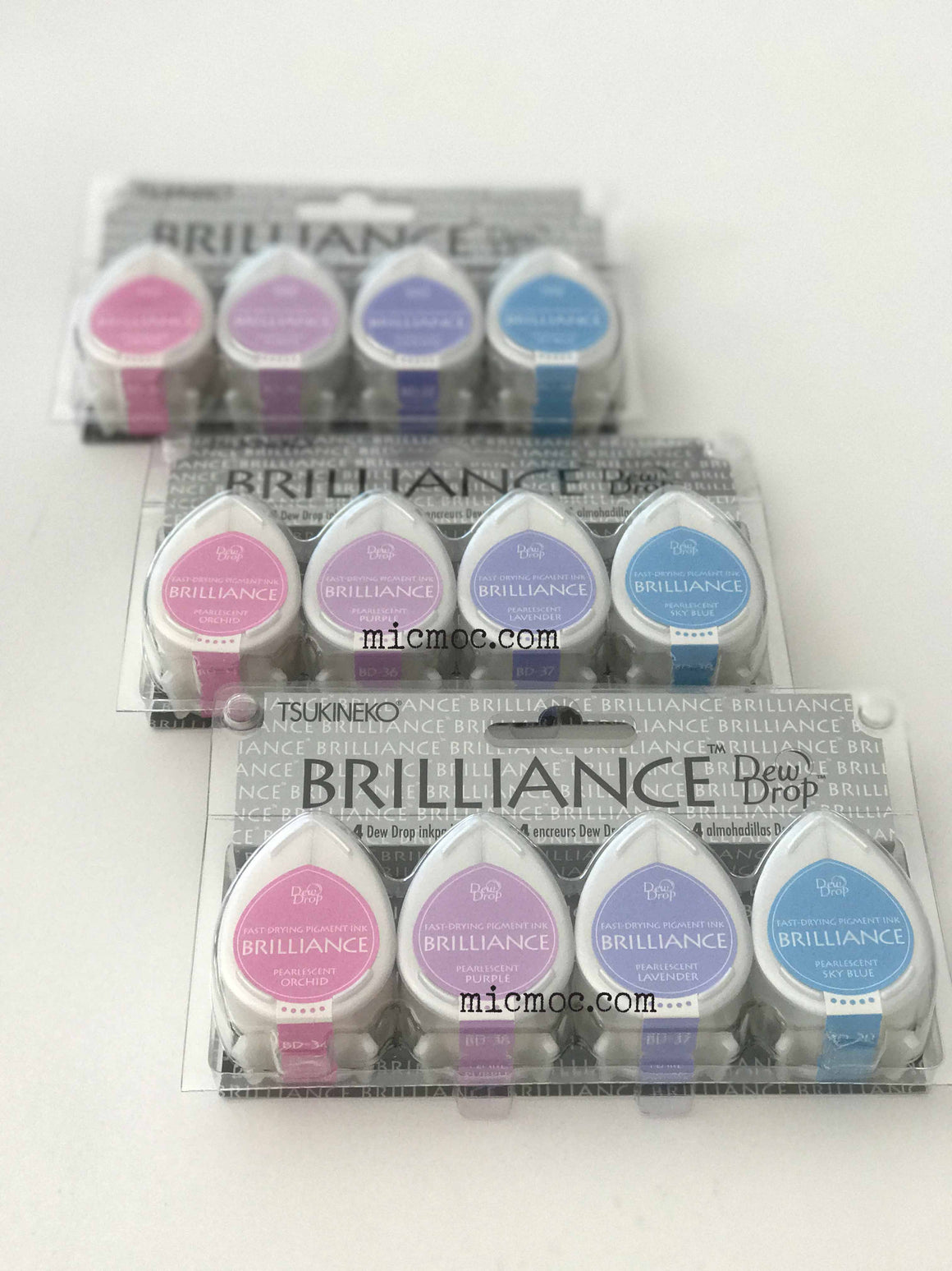 Tsukineko Brilliance Dew Drop Pigment Inks - Jewel from micmoc.com at Mic Moc