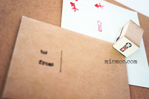 Mini Stamp - Kokeshi Doll by Kodomo No Kao from micmoc.com at Mic Mic Curated Emporium