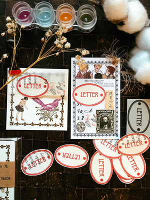 PRE-ORDER ’LETTER' Rubber Stamp by Mic Moc from micmoc.com