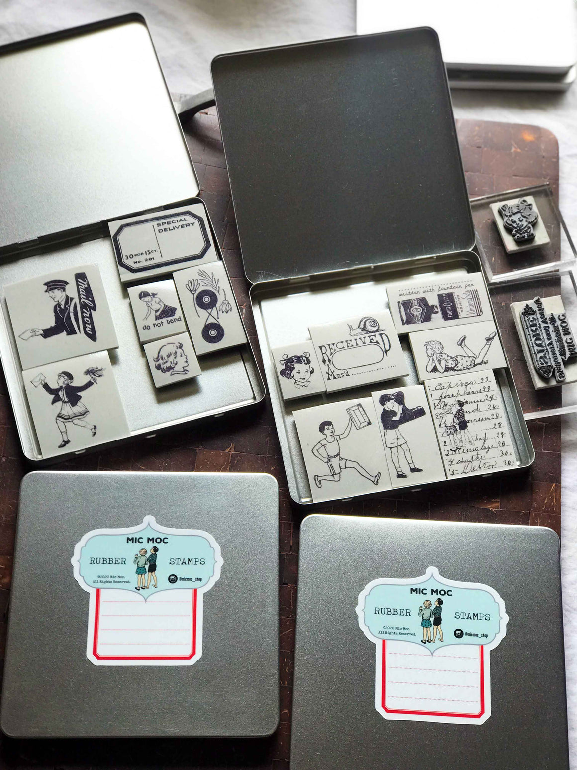 Cling Rubber Stamp Storage Tin from micmoc.com at Mic Moc