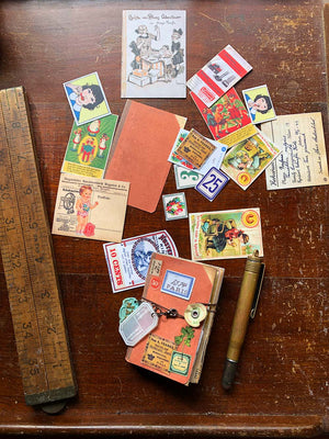 Mini Junk Journal Paper Kit: ' My Little Book' (ミニブックの装飾)