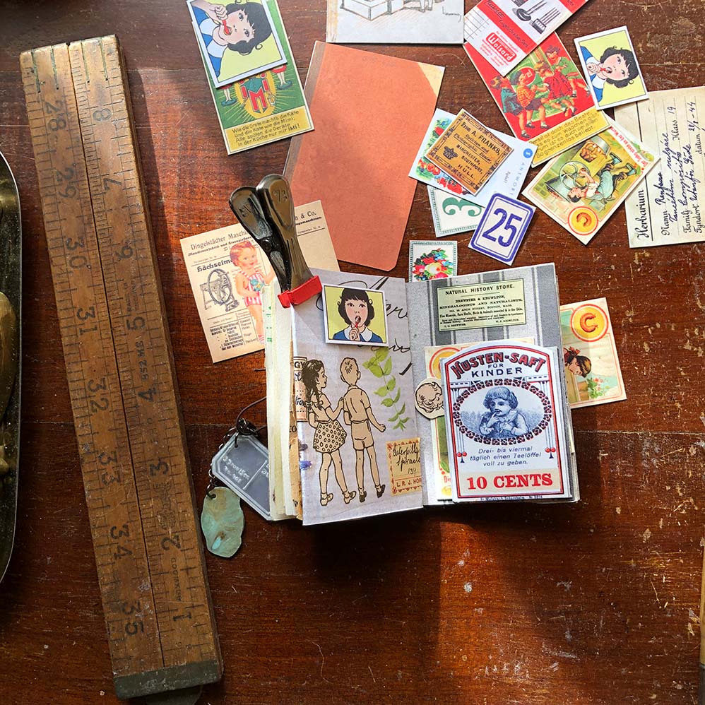 Mini Junk Mini Junk Journal Paper Kit: ' My Little Book' (ミニブックの装飾) - from micmoc ...