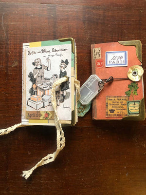 Mini Junk Journal Paper Kit: ' My Little Book' (ミニブックの装飾)