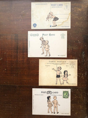 Mini Postcard/Journal Card Set  - JC012 'Petite Carte Playmates' (ミニポストカード:遊び相手) from micmoc.com at Mic Moc 