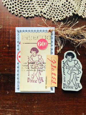 'Ma Cherie' Rubber Stamp by Mic Moc (私の愛する女の子) from micmoc.com