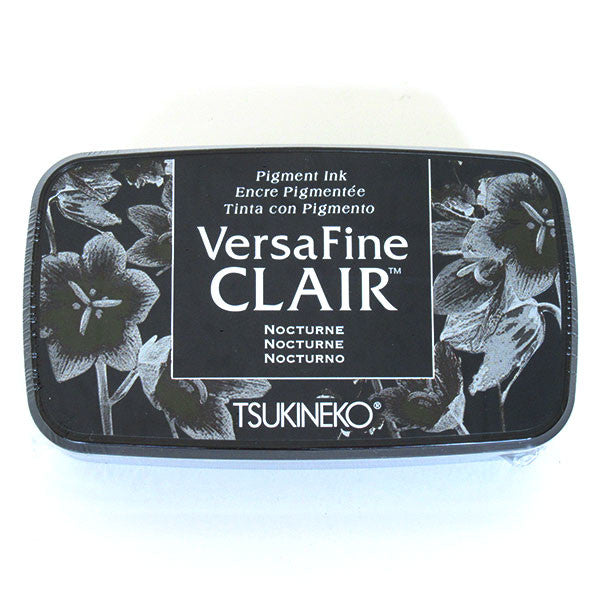 VersaFine Clair 'Dark' Pigment Ink Pad - Nocturne (Black) from micmoc.com at Mic Moc Curated Emporium