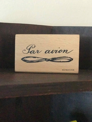 Par Avion Airmail Rubber Stamp by micmoc.com at Mic Moc Curated Emporium
