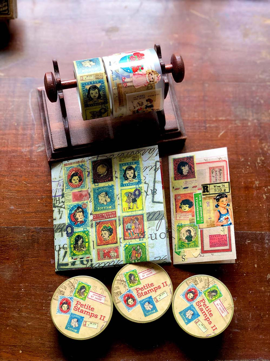'Petite Stamps II' 20MM Washi (Printed) Tape WT34PS220M - by Mic Moc