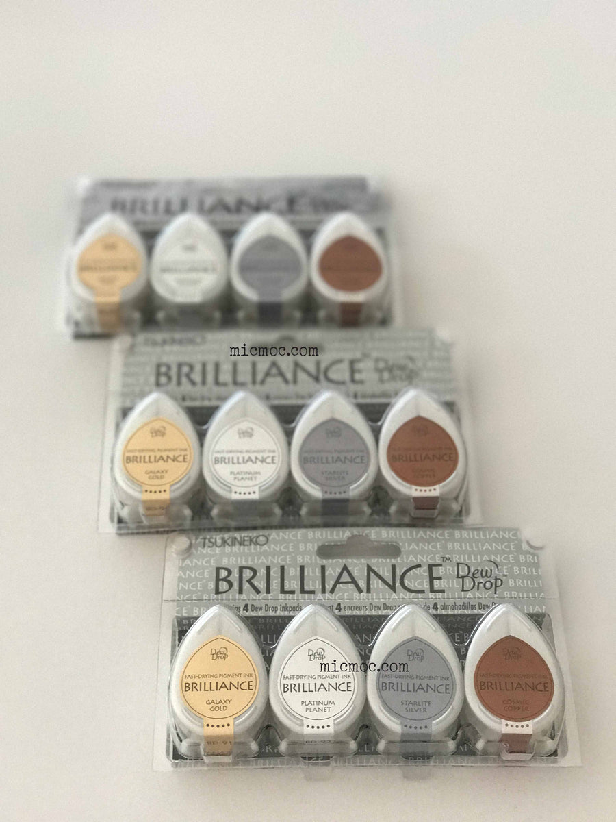 Tsukineko Brilliance Dew Drop Pigment Inks - Planetarium from micmoc.com at Mic Moc