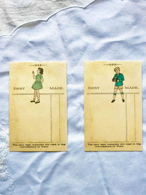 Vintage Journal Card Set  -  JC 004 'My Play Book' Aged from Mic Moc at micmoc.com