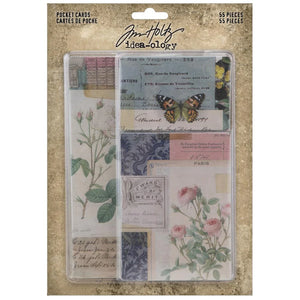 Tim Holtz® New Idea-ology Tim Holtz Idea-Ology Pocket Cards 55 pack TH94226 from micmoc.com at Mic Moc