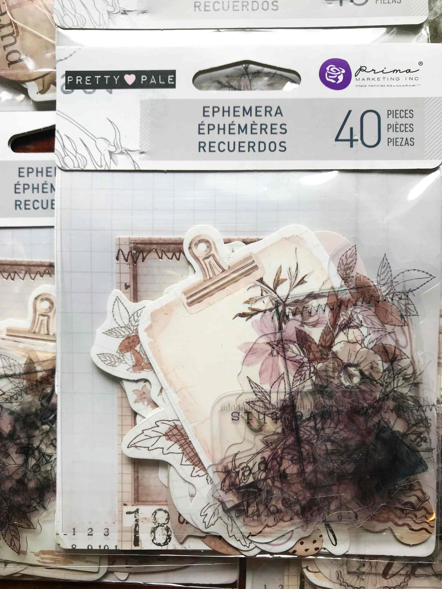 Pretty Pale Acetate & Foil Die Cuts - Prima from micmoc.com at Mic Moc