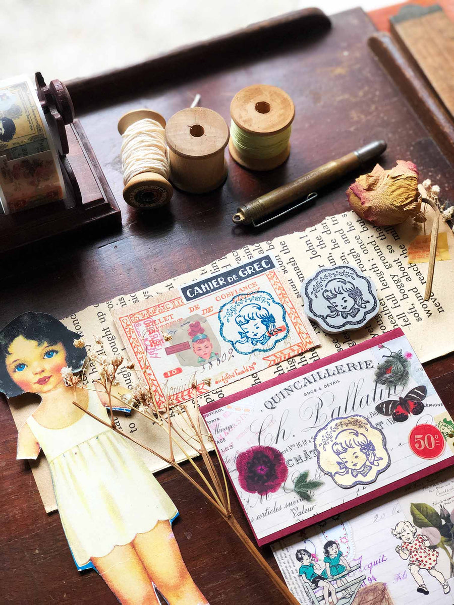 ‘Pretty Stitch’ Rubber Stamp by Mic Moc (プリティステッチ) from micmoc.com