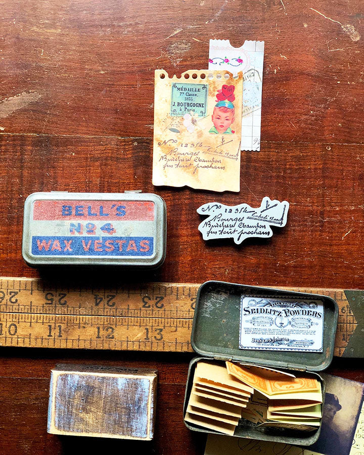 Rambles: French Script Rubber Stamp by Mic Moc (フランス語のスクリプト) hanko from micmoc.com