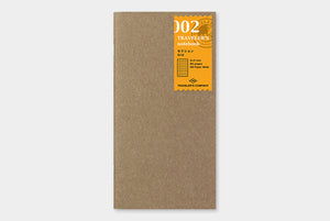 Traveler's Notebook Refill - 002 Grid Notebook (Regular Size) from micmoc.com at Mic Moc Curated Emporium