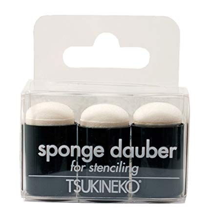 Tsukineko Sponge Daubers - for stencilling and stamping (3-in-1 set) by micmoc.com at Mic Moc 