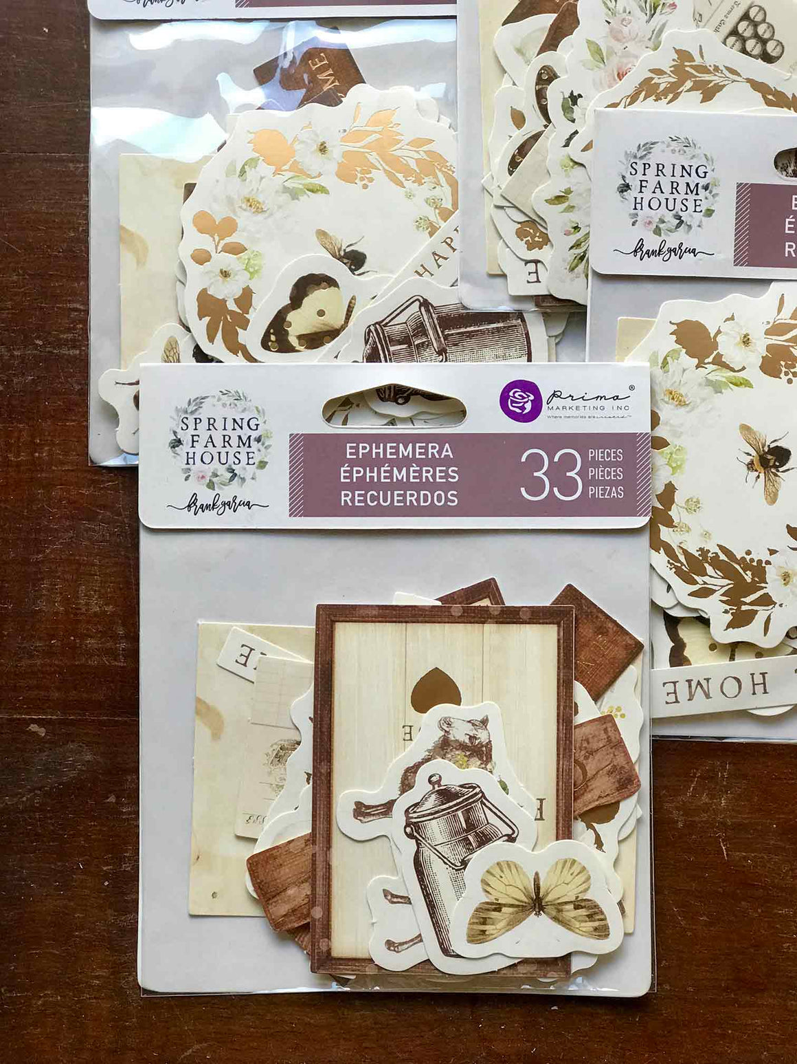 Spring Farmhouse Ephemera Die-Cuts (33 Pk) - Prima Marketing from micmoc.com