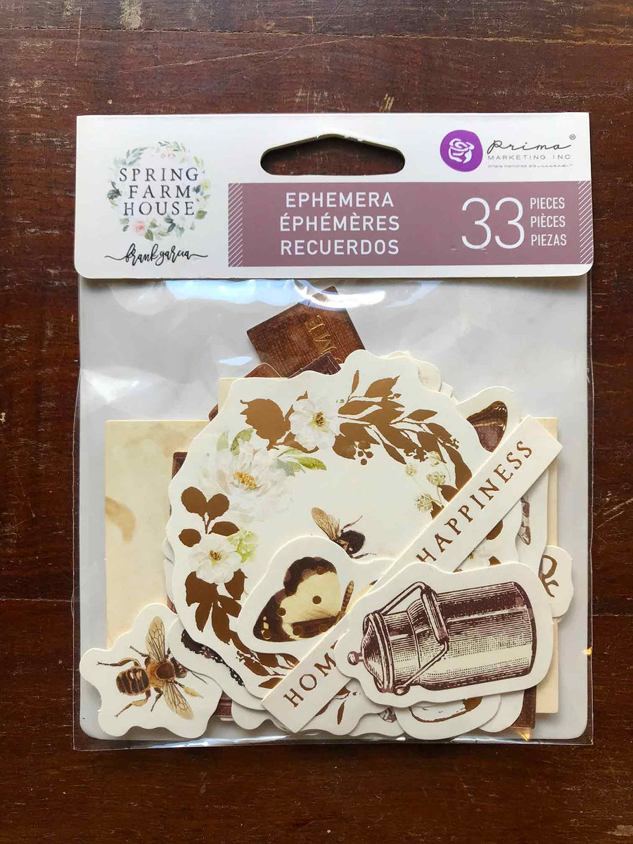 Spring Farmhouse Ephemera Die-Cuts (33 Pk) - Prima Marketing from micmoc.com