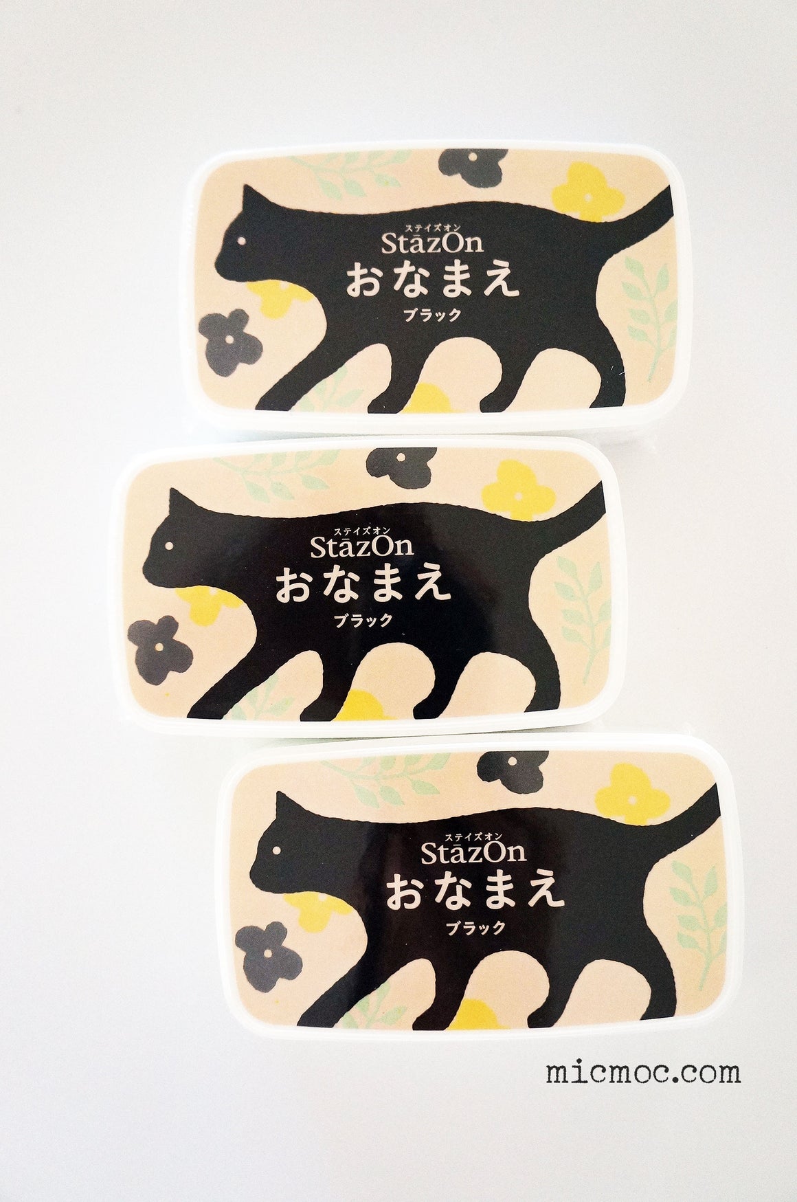 Staz On FABRIC Ink Pad - Black  from micmoc.com at Mic Moc Curated Emporium 