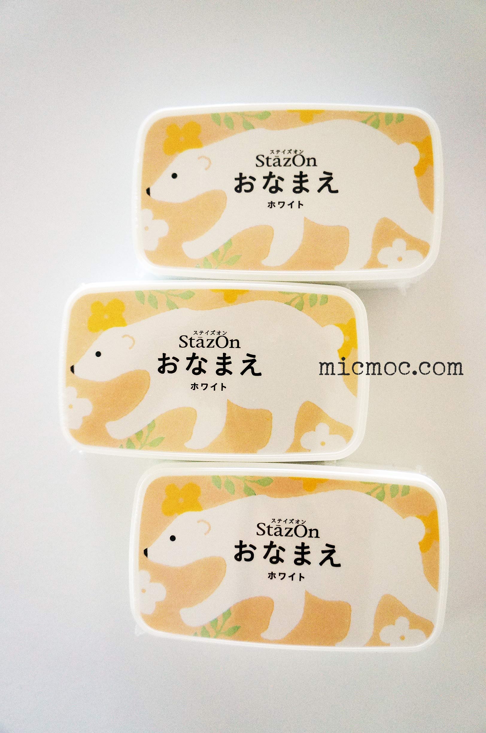 Staz On FABRIC Ink Pad - White from micmoc.com at Mic Moc