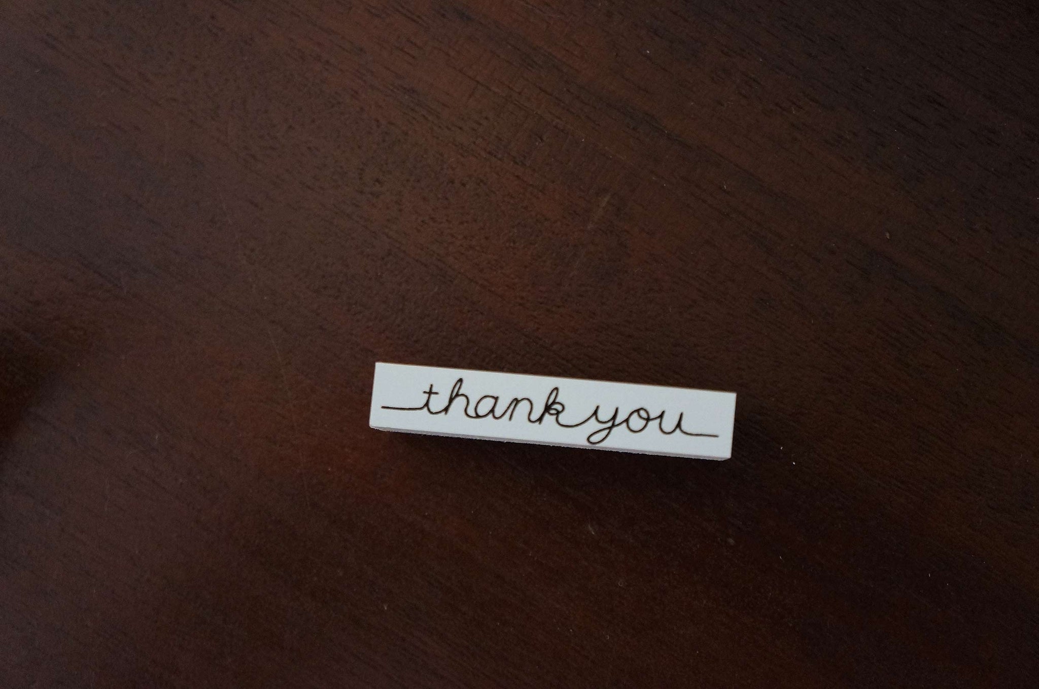 Thank you (Cursive Handwriting) Stamp - Maruai by micmoc.com at Mic Moc