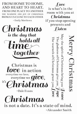 Kaisercraft Clear Stamps - Traditional Christmas CS193 from micmoc.com at Mic Moc