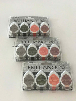 Tsukineko Brilliance Dew Drop Pigment Inks - Two Tone from micmoc.com at Mic Moc