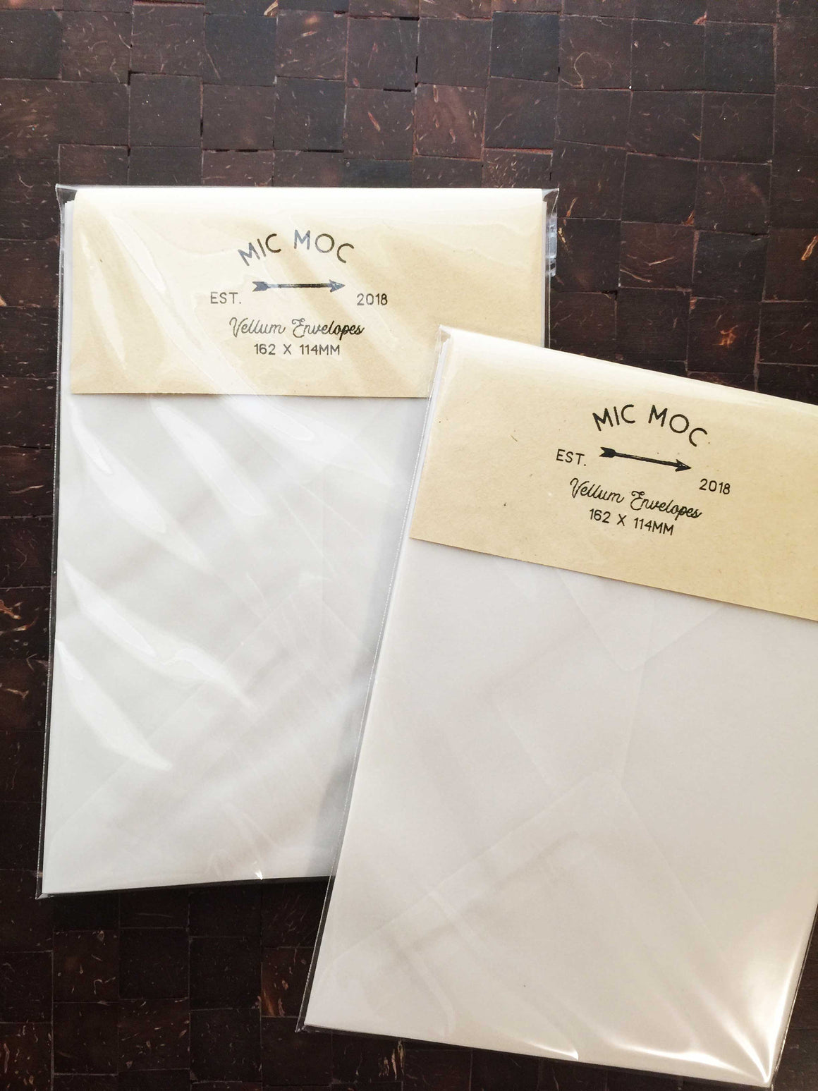 Vellum Envelopes - 10 pc Pack by micmoc.com at Mic Moc Curated Emporium