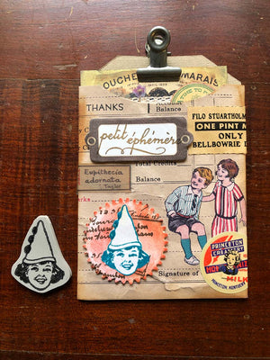 'Vintage Circus Girl' Rubber Stamp by Mic Moc (サーカスの女の子-ビンテージ) from micmoc.com