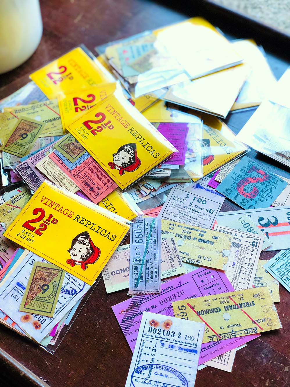 Vintage Ticket Replicas Vol. 1 (古いチケット翻刻) from micmoc.com at Mic Moc