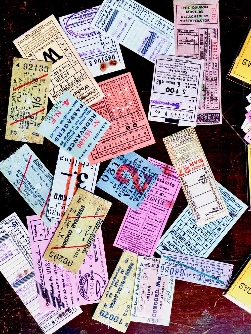 Vintage Ticket Replicas Vol. 1 (古いチケット翻刻) from micmoc.com at Mic Moc