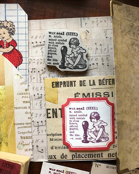 'Wax Seal' Rubber Stamp by Mic Moc (印鑑)from micmoc.com 