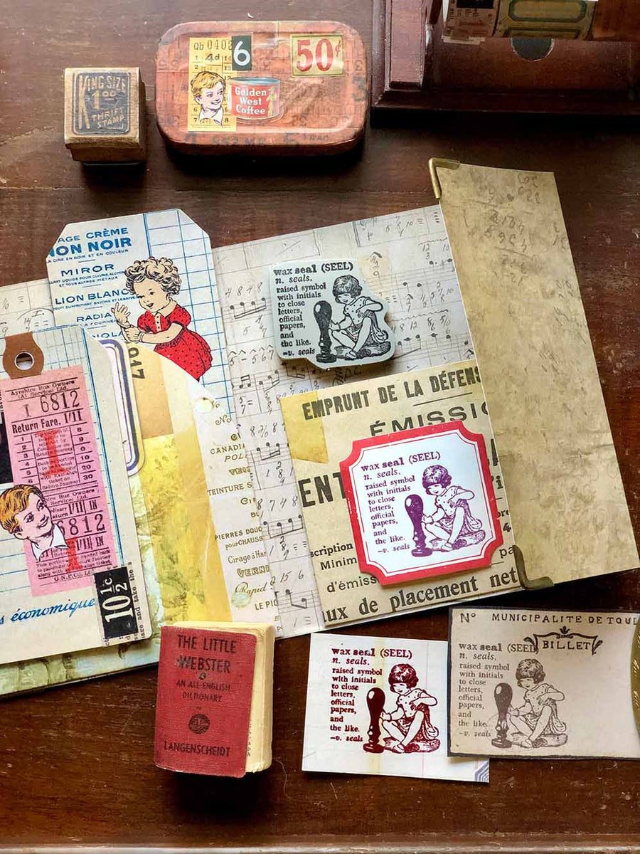 'Wax Seal' Rubber Stamp by Mic Moc (印鑑)from micmoc.com 